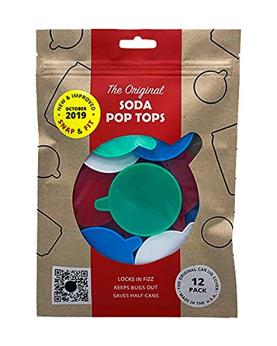 Soda Pop Tops – 12 Pack Can Lid Covers, Assorted | The Storepaperoomates Retail Market - Fast Affordable Shopping