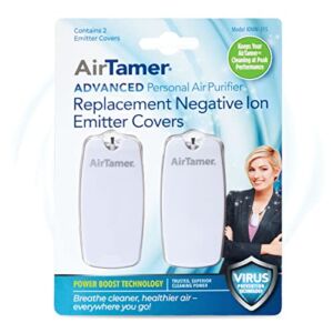 AirTamer Advanced Personal Air Purifier Replacement Negative Ion Emitter Covers – Made for AirTamer Model A315 (White, 2-pack)