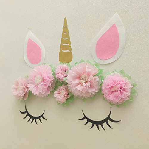 Mybbshower Pinks Flowers Decoration (11”-7” Assorted) 6 pcs Artificial Tissue Paper Peony Nursery Wall Bridal Shower Centerpiece Baby Girl Birthday Tea Party | The Storepaperoomates Retail Market - Fast Affordable Shopping