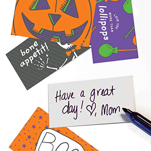 GSM Brands Halloween Lunch Box Notes 60 Pack for Kids & Students with 30 Different Lunchbox Cards Designs | The Storepaperoomates Retail Market - Fast Affordable Shopping