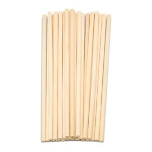 Dowel Rods Wood Sticks Wooden Dowel Rods – 3/8 x 12 Inch Unfinished Hardwood Sticks – for Crafts and DIYers – 25 Pieces by Woodpeckers