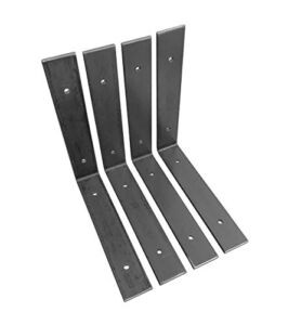 4 Pack – Angle Shelf Bracket, Iron Shelf Brackets, Metal Shelf Bracket, Industrial Shelf Bracket, Modern Shelf Bracket, Shelving