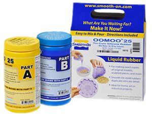 Oomoo 25-1A:1B Mix by Volume Tin Cure Silicone Rubber – Pint Unit