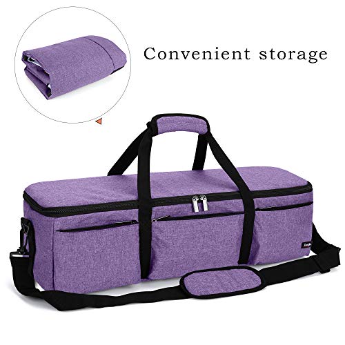 Luxja Foldable Bag Compatible with Cricut Explore Air and Maker, Carrying Bag Compatible with Cricut Explore Air and Supplies (Bag Only), Purple | The Storepaperoomates Retail Market - Fast Affordable Shopping