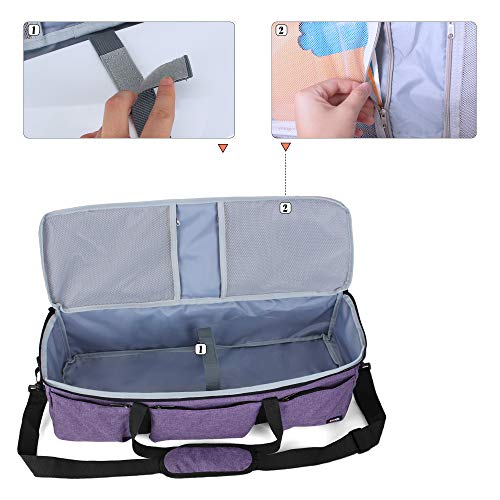 Luxja Foldable Bag Compatible with Cricut Explore Air and Maker, Carrying Bag Compatible with Cricut Explore Air and Supplies (Bag Only), Purple | The Storepaperoomates Retail Market - Fast Affordable Shopping