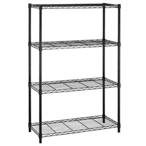 BestOffice 36″x14″x54″ 4 Tier Layer Shelf Adjustable Steel Commercial Wire Metal Shelving Rack
