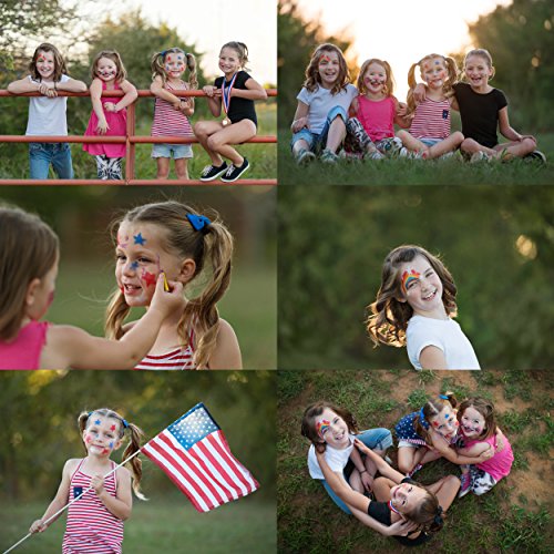 Dress-Up-America Face Paint Kit – Face And Body Paint Crayons – 6 Piece Set Halloween Makeup for Kids and Adults | The Storepaperoomates Retail Market - Fast Affordable Shopping