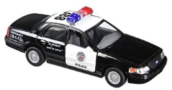 🚓 KiNSMART Ford Crown Victoria 5″ 1:42 Scale Police Interceptor Car w/ Pullback Action 👮 | The Storepaperoomates Retail Market - Fast Affordable Shopping