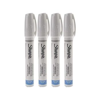 4 MARKERS: Sanford Sharpie Poster-Paint Markers White Medium Point (37206) | The Storepaperoomates Retail Market - Fast Affordable Shopping