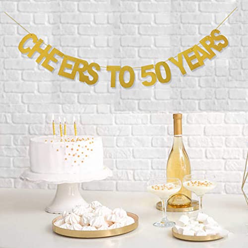 50th Birthday Decorations for Men Women Cheers to 50 Years Birthday Banner Swirls Set for 50 50th Birthday Party Decorations | The Storepaperoomates Retail Market - Fast Affordable Shopping