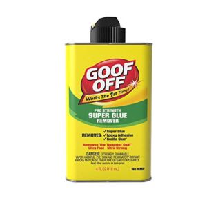 Goof Off Super Glue Remover – 4.5 oz. can, Yellow (FG678)