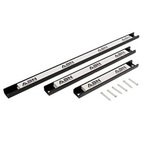 ABN Magnetic Tool Holder 3-Piece Set of 8in, 12in, 18in Strip Racks with Mounting Screws – For Garage and Workshop