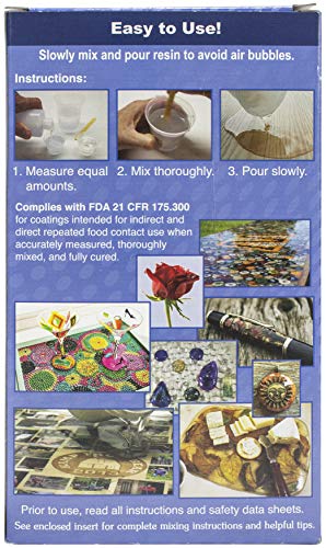 Alumilite Amazing Clear Cast Plus [16 oz A+16 oz B(32 ounces) 2 Part Kit] UV Resistant Plastic Coating & Casting Epoxy Resin for Countertops, Cups, Tumblers & Crafts | High-Gloss Liquid Glass Finish | The Storepaperoomates Retail Market - Fast Affordable Shopping