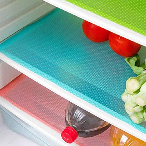 Refrigerator Liners,moinkerin 12 Pieces Refrigerator Mats 17.7×11.4 INCH Fridge Liners Washable Refrigerator Shelf Liners for Kitchen, Refrigerator, Cabinet, Table Mat, Drawer | The Storepaperoomates Retail Market - Fast Affordable Shopping