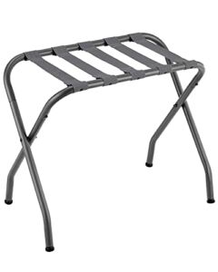 SONGMICS Luggage Rack, Luggage Rack for Guest Room, Suitcase Stand, Steel Frame, Foldable, for Bedroom, Gray URLR64GS
