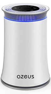 AZEUS Air Purifier for Home Pets Hair Dust in Bedroom Up Top 843 ft² H13 True HEPA Filter, 25db Filtration System Cleaner Odor Eliminators, Ozone Free, Remove 99.97% Dust Smoke VOCs