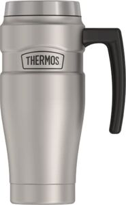 THERMOS Stainless King SK1000 Vacuum-Insulated Travel Mug, 16 Ounce, Stainless Steel