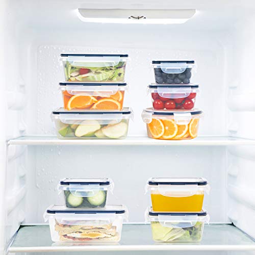 FOOYOO 32 Piece Food Storage Container with Lids (16 Containers + 16 Lids) – Plastic Food Containers with Lid, Airtight Leak Proof Snap Lock Lids, BPA Free Storage Containers with Lids | The Storepaperoomates Retail Market - Fast Affordable Shopping