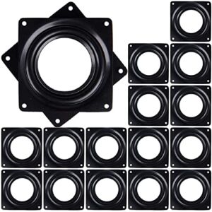 Fasmov 16 Pack 4-Inch Lazy Susan Turntable Bearings, 5/16” Thick Swivel Plate for Serving Trays, Kitchen Cabinet, Craft Project, Makeup Holder