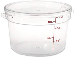 Cambro , 12 Qt with Lid, White