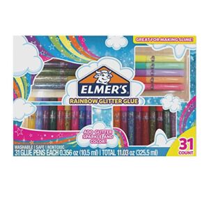 Elmer’s Swirl Glam Glitter Glue, 0.36 Oz. Each, 31 count