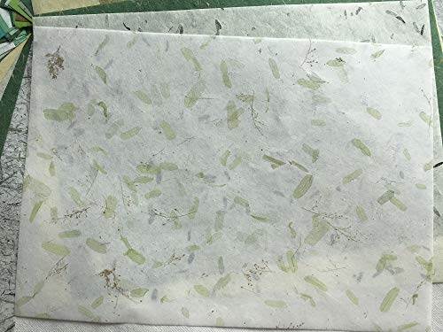 50 Sheets A4 Thin Mulberry Paper Sheet Design Craft Hand Made Art Tissue Mulberry Paper Sheets Origami Washi Card Making. (Mixed Green) | The Storepaperoomates Retail Market - Fast Affordable Shopping
