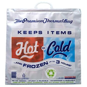 Hot Cold Bag Thermal Cooler, Grocery Size, Red/Blue | The Storepaperoomates Retail Market - Fast Affordable Shopping
