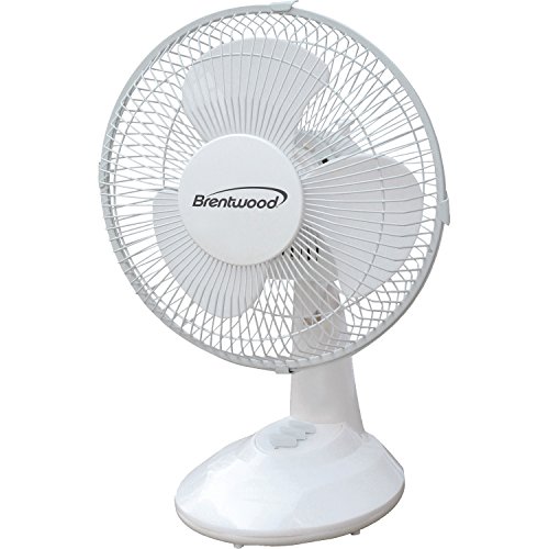 Brentwood Kool Zone F9DW 9″ Oscillating Desk Fan, One Size, White | The Storepaperoomates Retail Market - Fast Affordable Shopping