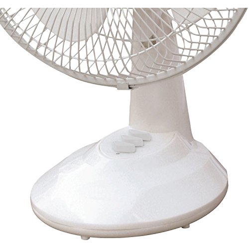 Brentwood Kool Zone F9DW 9″ Oscillating Desk Fan, One Size, White | The Storepaperoomates Retail Market - Fast Affordable Shopping