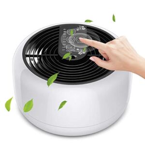 Mini Air Purifier with HEPA Filter Portable Desktop Air Cleaner for Home, Work, Office