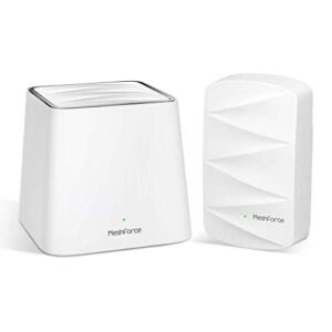 Meshforce M3 Mesh WiFi System, 3,000 sq.ft Whole Home Coverage, Mesh Router for Wireless Internet, WiFi Router Replacement, Parental Control, Plug-in Design (1 WiFi Point & 1 Dot)