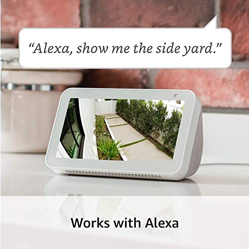 Ring Spotlight Cam Battery HD Security Camera with Built Two-Way Talk and a Siren Alarm, Works with Alexa – White | The Storepaperoomates Retail Market - Fast Affordable Shopping