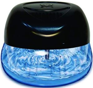 Bluonics Fresh Aire Water Based Revitalizer. Black Color. 6 LED changing colors