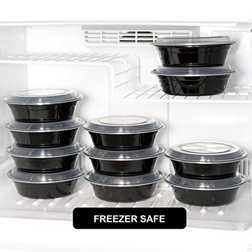 Freshware Meal Prep Bowl Containers [30 Pack] Plastic Bowls with Lids for Soup and Salad, Food Storage Bento Box, BPA Free, Stackable, Lunch Boxes, Microwave/Dishwasher/Freezer Safe (28 oz) | The Storepaperoomates Retail Market - Fast Affordable Shopping
