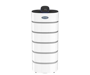 Carrier Air Purifier XL for Large Rooms up to 550 Sq Ft, Filters Common Allergens, Pet Dander, Dust, Pollen, Smoke, Reduces Odor, 360 Degree Filtration with Included Air Filter, Air Quality Sensor