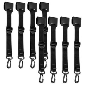 Canopy Hanging Clips Tent Hanging Clip for Business Exhibitions to Hang Signs, Slogans, Flags, and for Outdoor Camping to Hang Food, Lanterns, Garbage Bags, Towels (Simple Style, 8 Pieces)
