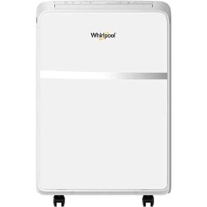 Whirpool 8000 BTU Portable Air Conditioner with Remote| For Rooms up to 350 Sq.Ft. | Digital Display | 24H Timer | Auto Restart | Wheels | White | AC, Dehumidifer, Fan | WHAP131BWC