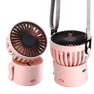 Mini Fan Portable Personal Small Handheld Fan USB Rechargeable Battery Operated Hand Fan, Small Pocket Fans for Girls Boys Women Gift Outdoor Travel Office