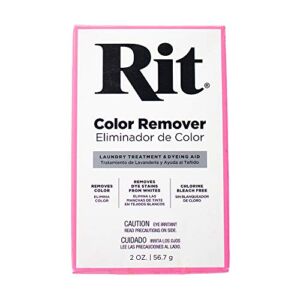 Rit Dye Powder Color & Rust Remover Great for Crafting DIY Works on Most Fabric Cotton Nylon, Chlorine Free
