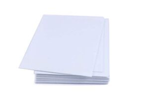YYCRAFT Stiff Felt Sheets Thick Felt 9 Inch X 12 Inch – 15 Pcs Pack, White