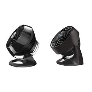 Vornado 460 Small Whole Room Air Circulator Fan with 3 Speeds, Black & 133 Compact Air Circulator Fan