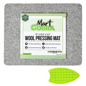 Wool Pressing Mat for Quilting, Wool Ironing Mat for Quilters, Iron Mat for Table Top Ironing Board Tabletop, Quilting Supplies, Sewing Supplies Notions, Sewing Accessories and Supplies, Ironing Pad