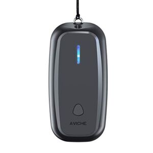 AVICHE M5 Necklace Wearable Mini Personal with USB Negative Ion Generator | Black