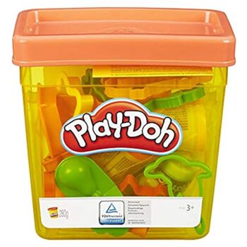 Play-Doh Fun Tub Playset, Great First Play-Doh Toy for Kids 3 Years and Up with Storage, 18 Tools, 5 Non-Toxic Colors (Amazon Exclusive) | The Storepaperoomates Retail Market - Fast Affordable Shopping