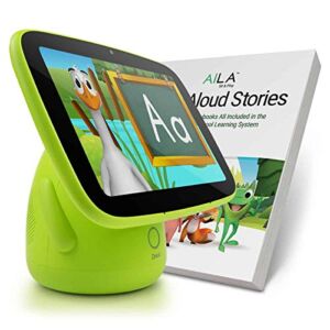 ANIMAL ISLAND AILA Sit & Play Plus Preschool Learning and Reading System Essential for Toddlers 12-36 Months, 60 Storybooks, Letters, Numbers, Vocabulary Words, Songs Best Baby Gift Mom’s Choice Gold