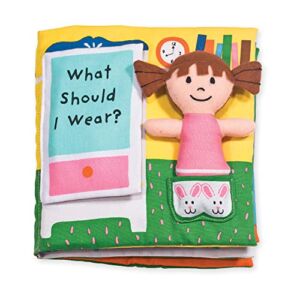 Melissa & Doug Soft Activity Baby Book – What Should I Wear? – Sensory Toys For Toddlers, Travel Toys For Toddlers, Dress Up Doll For Babies And Toddlers