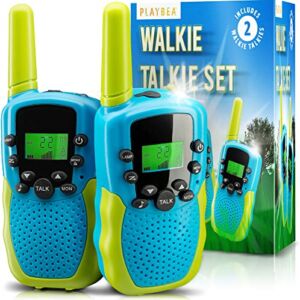 Walkie Talkies for Kids – 22 Channels – 3 Miles Range Kids Walkie Talkie for Kids | Walkie Talkie Kids Toys for Kids | Girl Toys for Girls Toys | Boy Toys for Boys Toys | Kids Walkie Talkies 2 Pack
