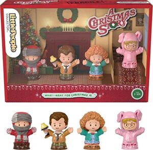Fisher-Price Little People Collector A Christmas Story Special Edition Figure Set, 4 Character Figurines In A Gift Package [Amazon Exclusive]