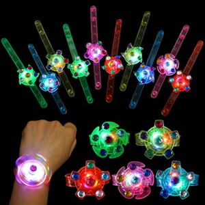 SCIONE Party Favors for Kids 4-8 8-12, 24 pack Goodie Bag Stuffers LED Light Up Bracelet Glow in The Dark Party Supplies Return Gifts for Kids Birthday Valentines Halloween Christmas Party Favors