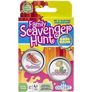 Family Scavenger Hunt Card Game by Outset Media- Travel Friendly Indoor and Outdoor Family Scavenger Hunt – Ages 6+